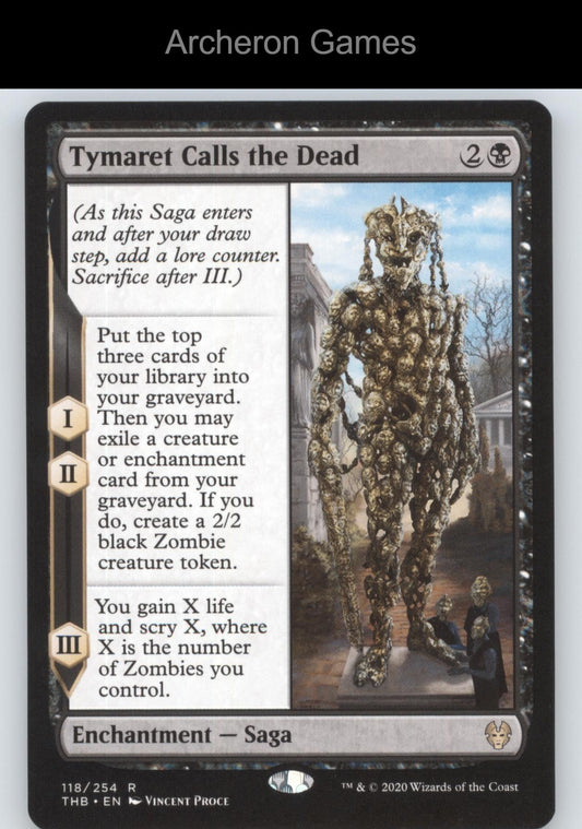 Tymaret Calls the Dead 118 R MTG Card Theros Beyond Death