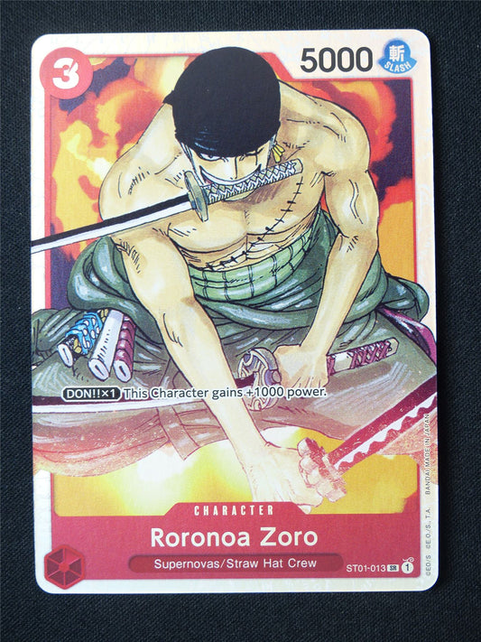 Roronoa Zoro ST01-013 SR Foil - One Piece Card #2U6