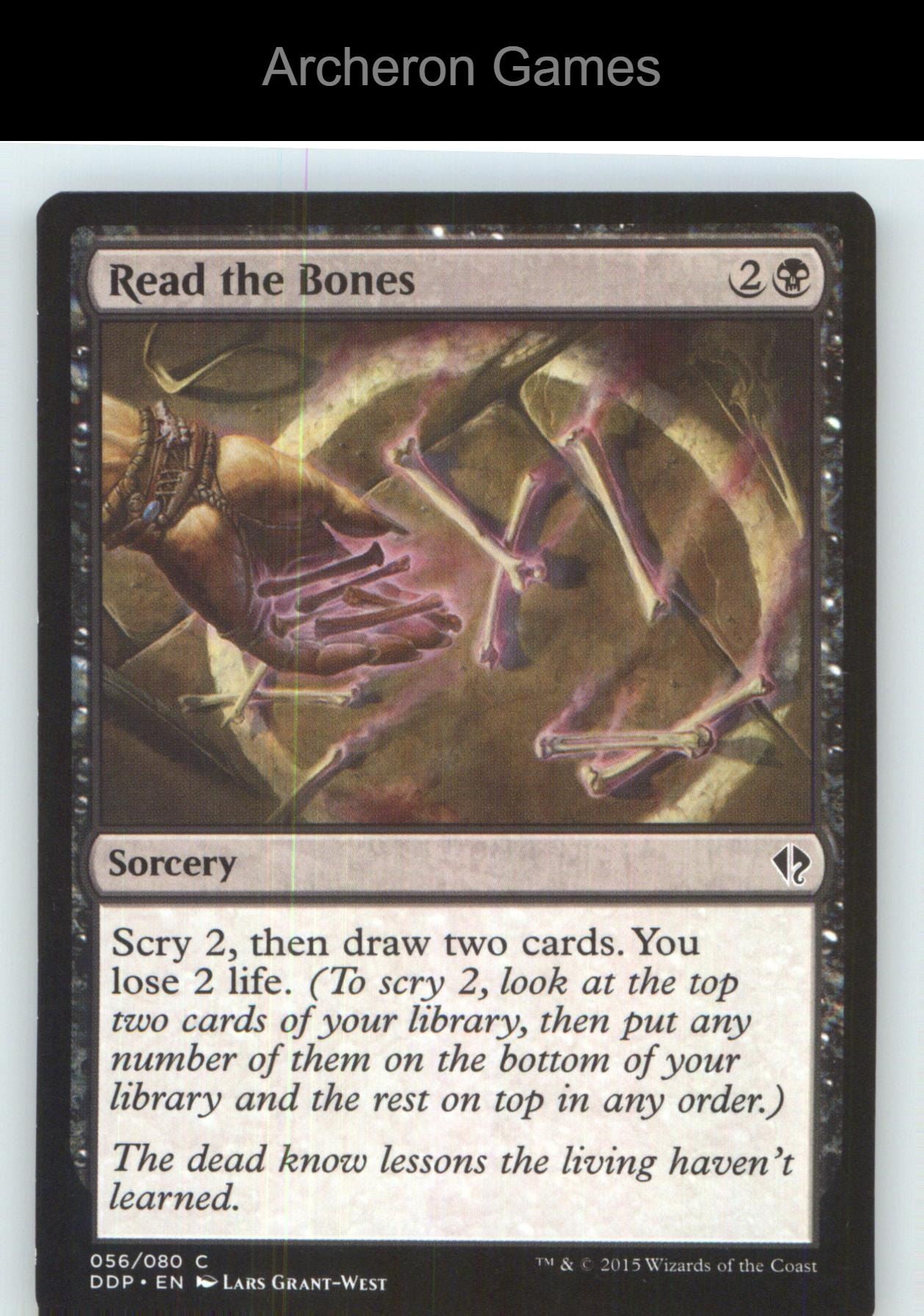 Read the Bones DDP 56 C MTG Card NM/EX+