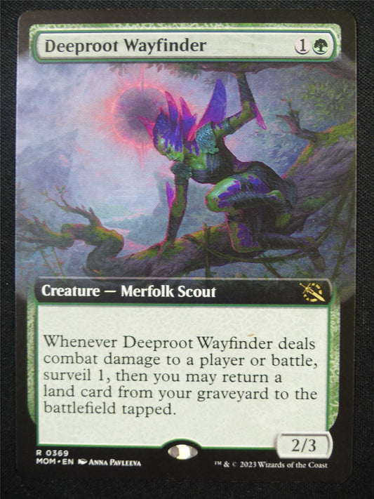 Deeproot Wayfinder Extended Art - MOM - Mtg Card #336