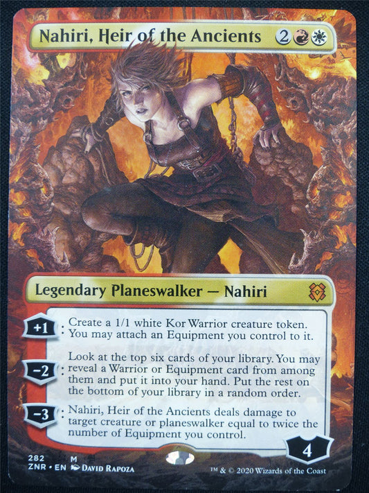 Nahiri Heir of the Ancients Borderless - ZNR - Mtg Card #5YL