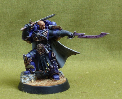 Captain Lucius The Faultless Blade painted - Emperor's Children - Warhammer HH #41M