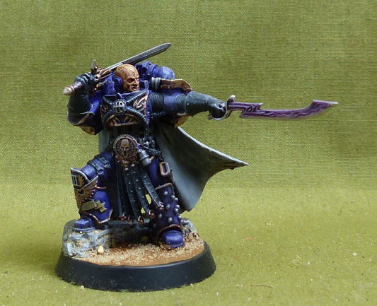 Captain Lucius The Faultless Blade painted - Emperor's Children - Warhammer HH #41M