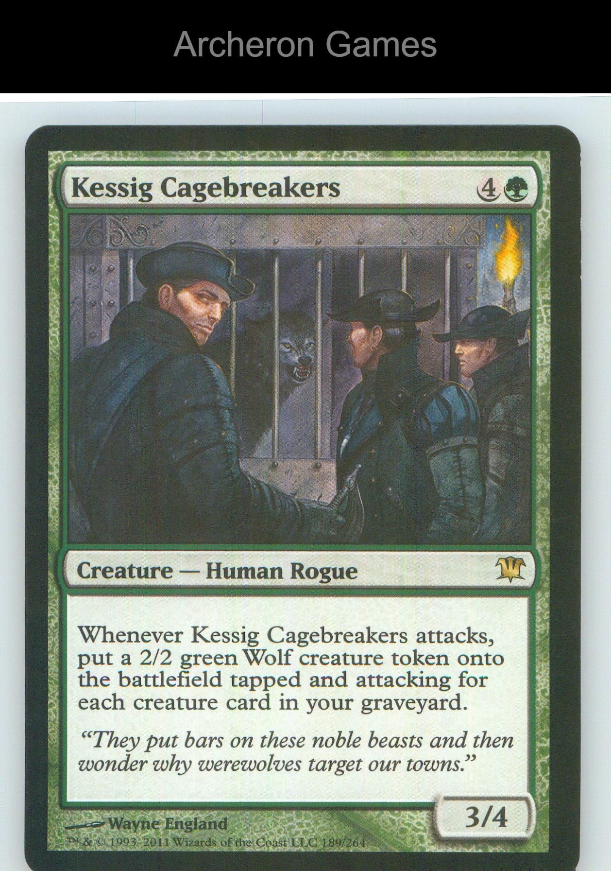 Kessig Cagebreakers ISD 189 R MTG Card NM/EX+