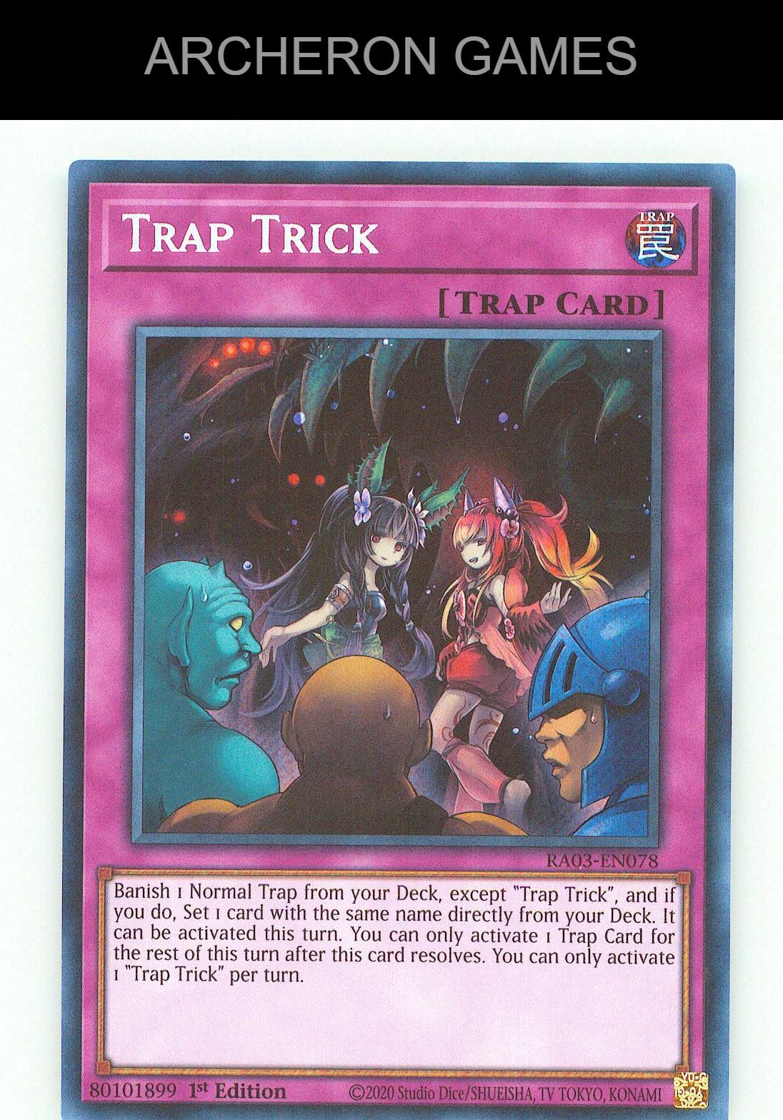 Trap Trick (Quarter Century Secret Rare) SEC YUGIOH Card
