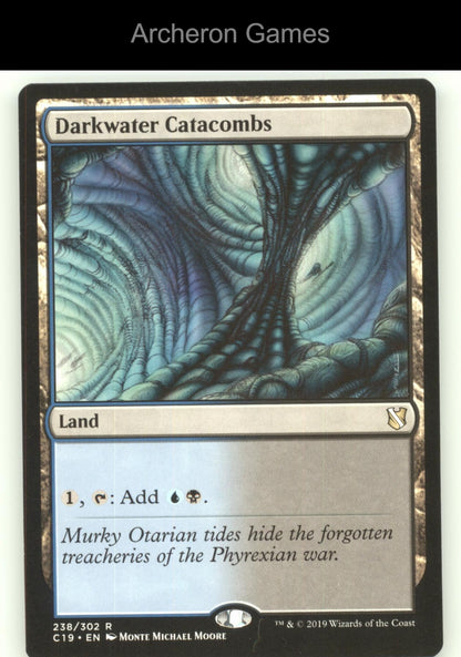 Darkwater Catacombs 238 R MTG Card Commander 2019