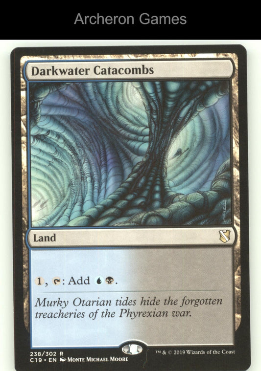 Darkwater Catacombs 238 R MTG Card Commander 2019