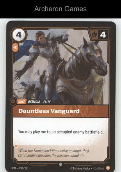 Dauntless Vanguard SFD 093/221 C  Card Spiritforged
