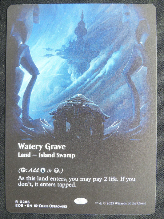 Watery Grave Borderless - EOE - Mtg Card #4MO