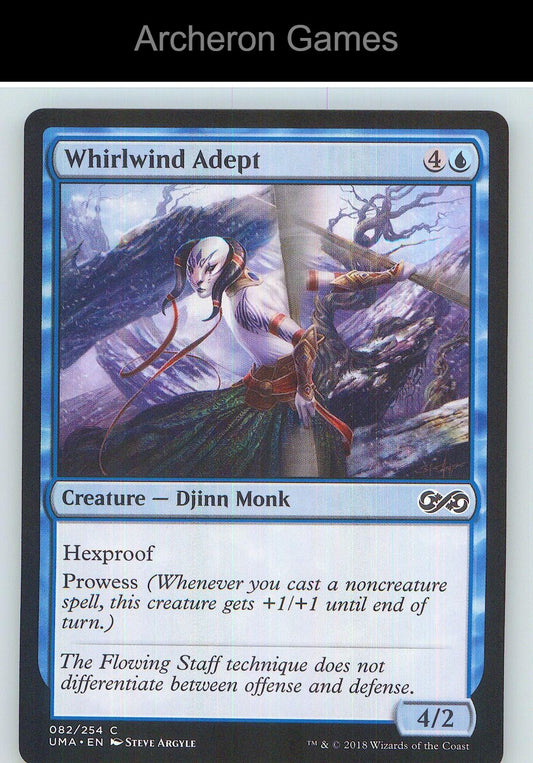 Whirlwind Adept UMA 82 C MTG Card NM/EX+