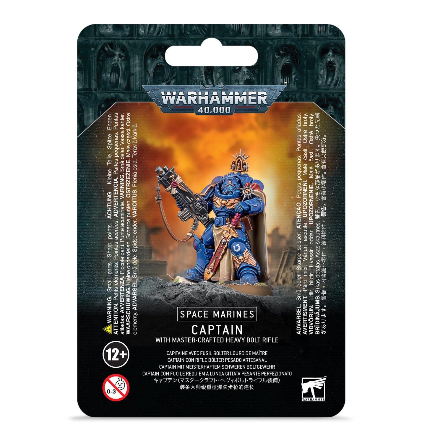 Captain with Master-Crafted Heavy Bolt Rifle - Space Marines - Warhammer 40K