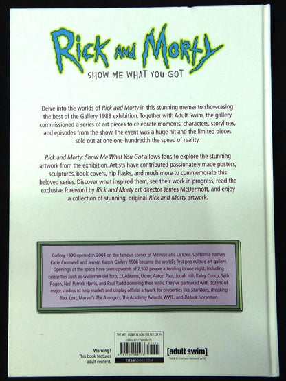 Rick and Morty: The Gallary 1989 - Hard back - Titan Books #33H