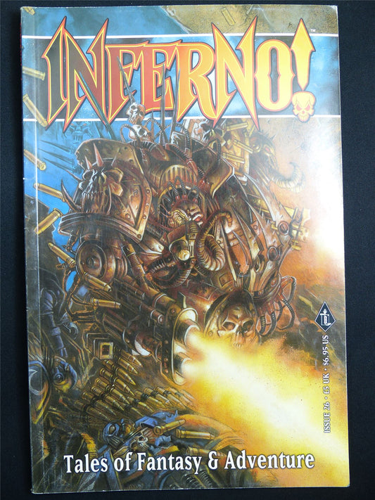 Inferno! Tales of Fantasy and Adventure #26 - Vintage Games Workshop Black Library Publications
