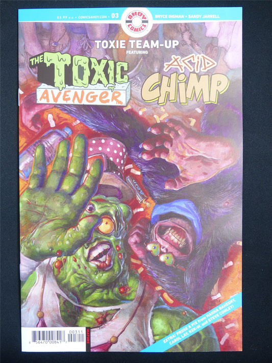 TOXIE Team-Up: Toxic Avenger Acid Chimp #3 - Aug 2025 Ahoy Comic #375