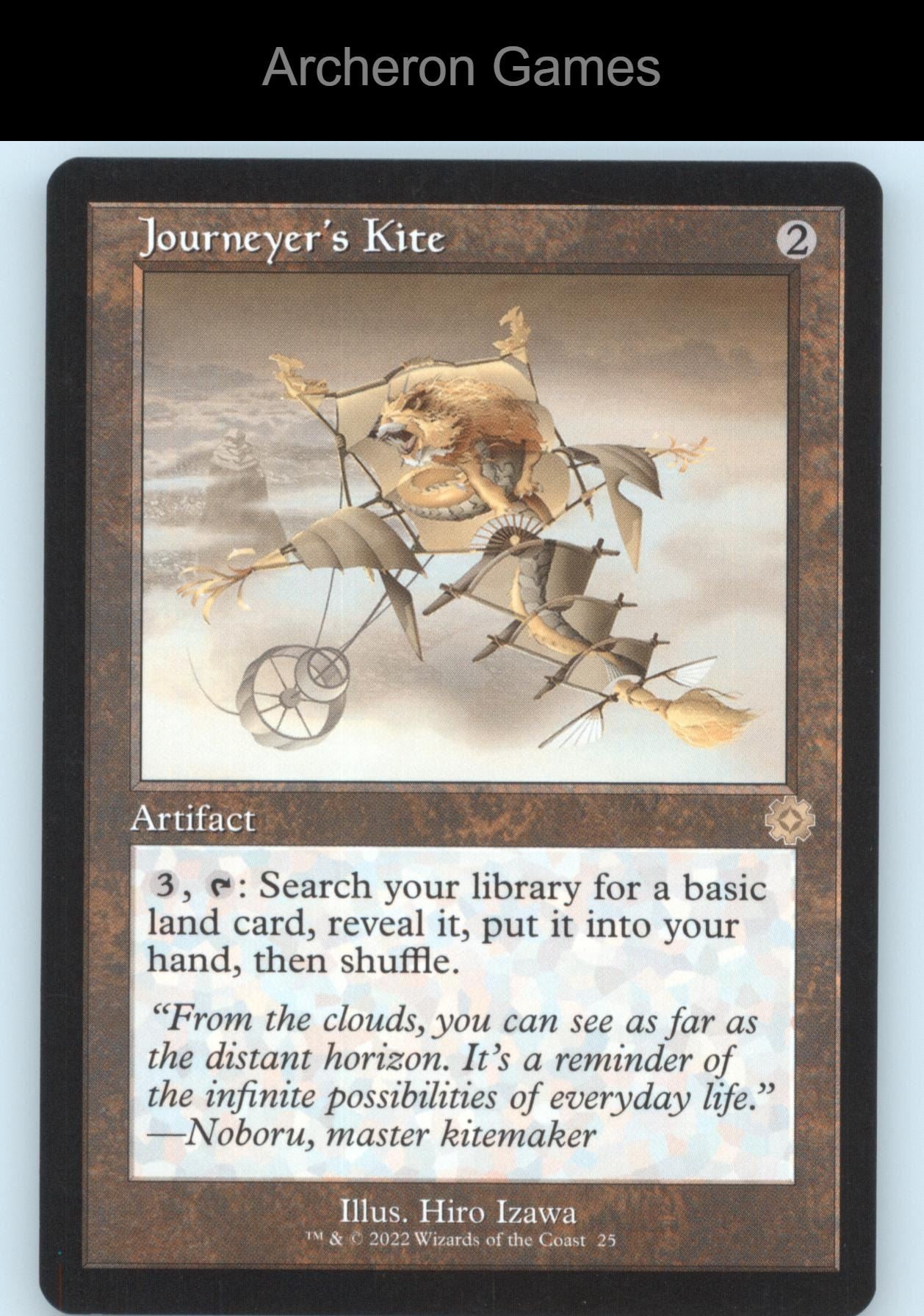 Journeyer's Kite 25 R MTG Card The Brothers' War: Retro Frame Artifacts