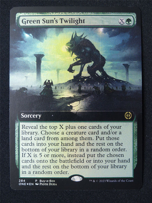 Green Sun's Twilight Extended Foil - ONE - Mtg Card #33G