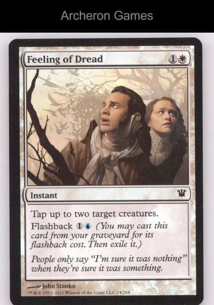 Feeling of Dread 14 C MTG Card Innistrad