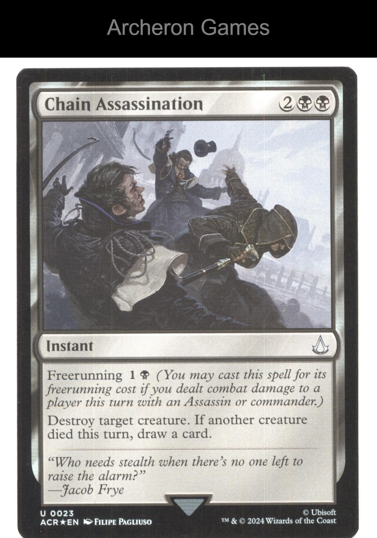 Chain Assassination 23 UC MTG Card Universes Beyond: Assassin's Creed