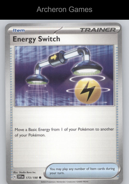 Pokemon Card Energy Switch SVI 173/198 C Scarlet & Violet