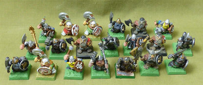 Classic Dwarf Warriors - Dwarves - Warhamer Fantasy #4WC
