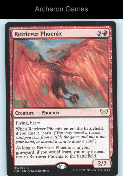 Retriever Phoenix 113 R MTG Card Promo Pack: Strixhaven