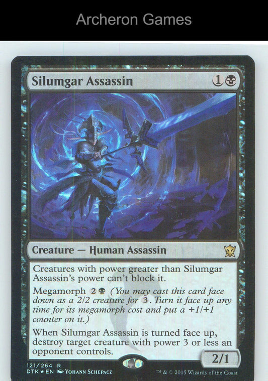 Silumgar Assassin DTK 121 R MTG Card NM/EX+ Foil