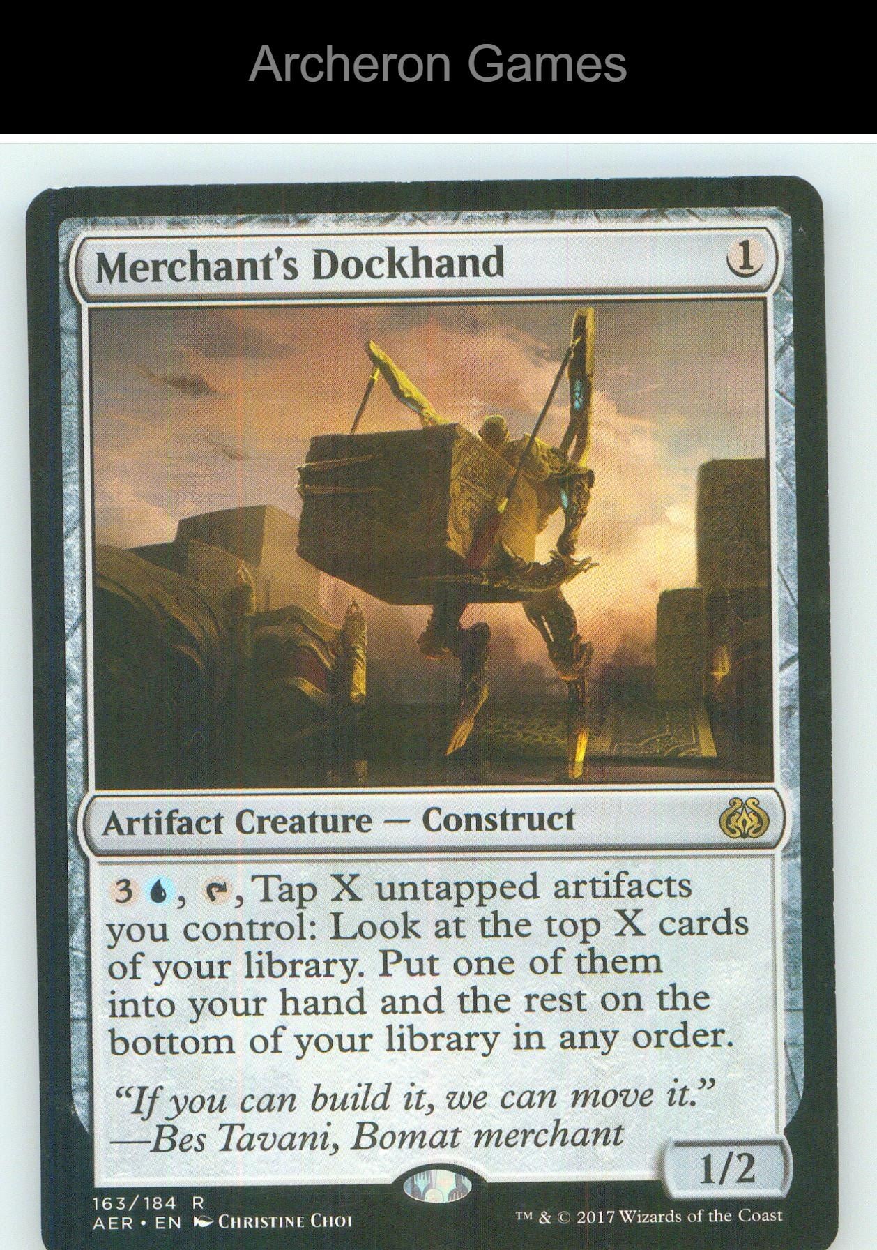 Merchant's Dockhand AER 163 R MTG Card NM/EX+