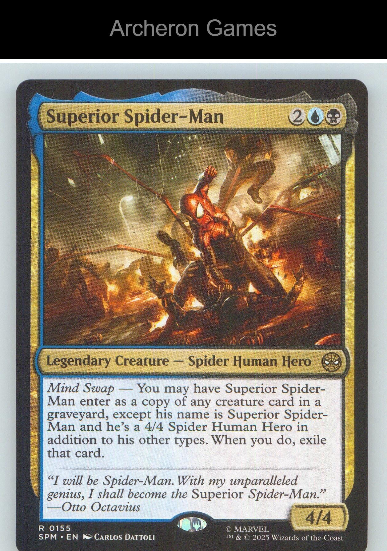 Superior Spider-Man SPM 155 R MTG Card NM/EX+