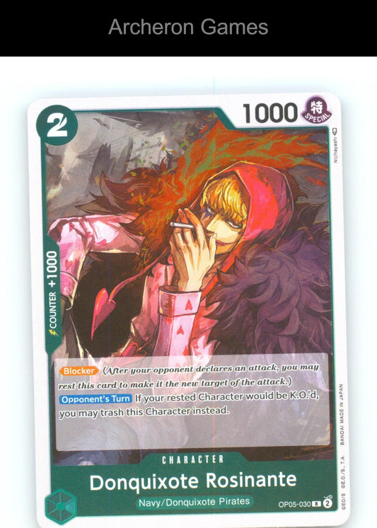 Donquixote Rosinante (Reprint) OP05-030 R One Piece Card NM/EX+ Foil