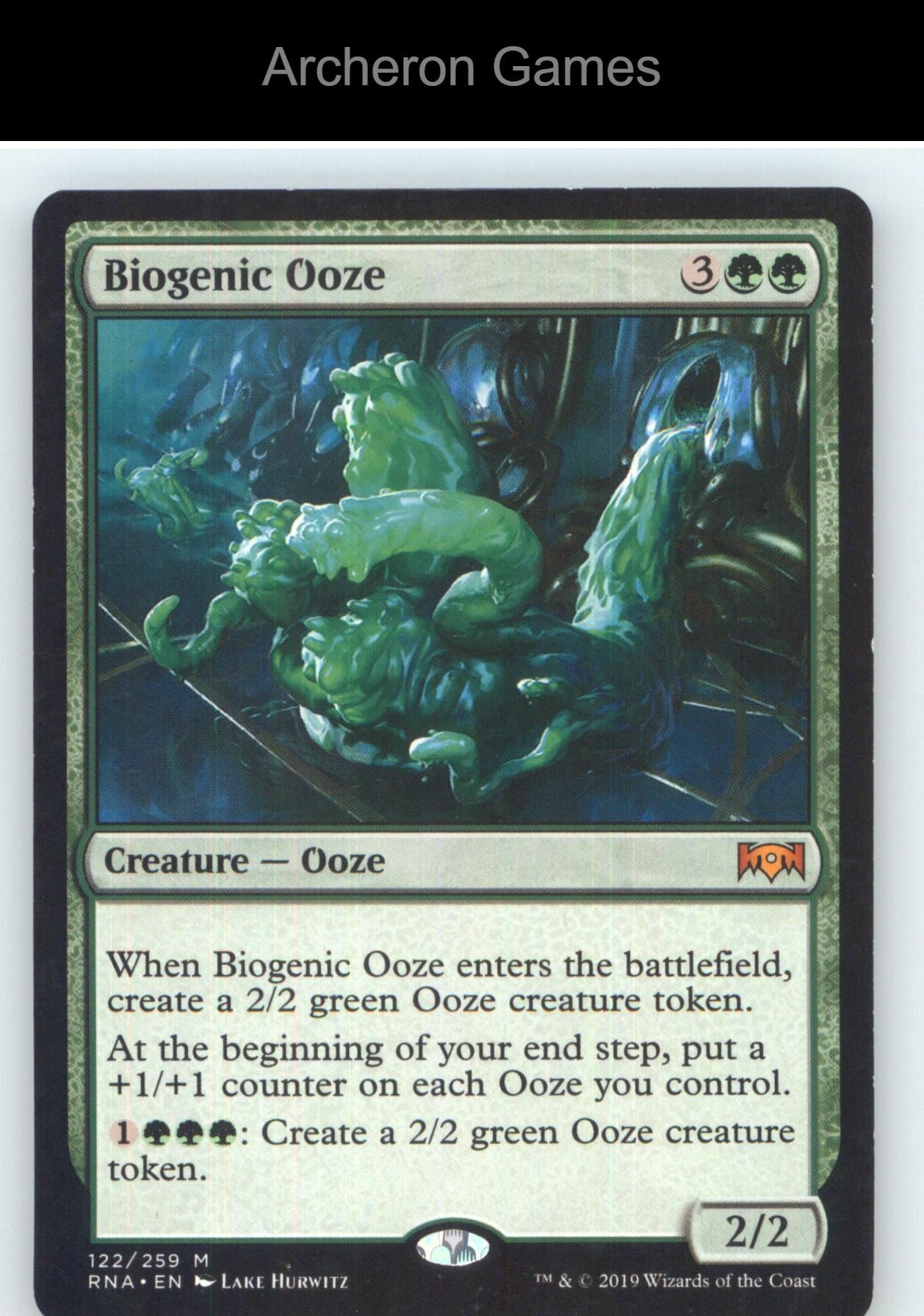 Biogenic Ooze RNA 122 Mythic MTG Card NM/EX+