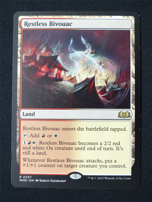 Restless Bivouac - WOE - Mtg Card #2XD
