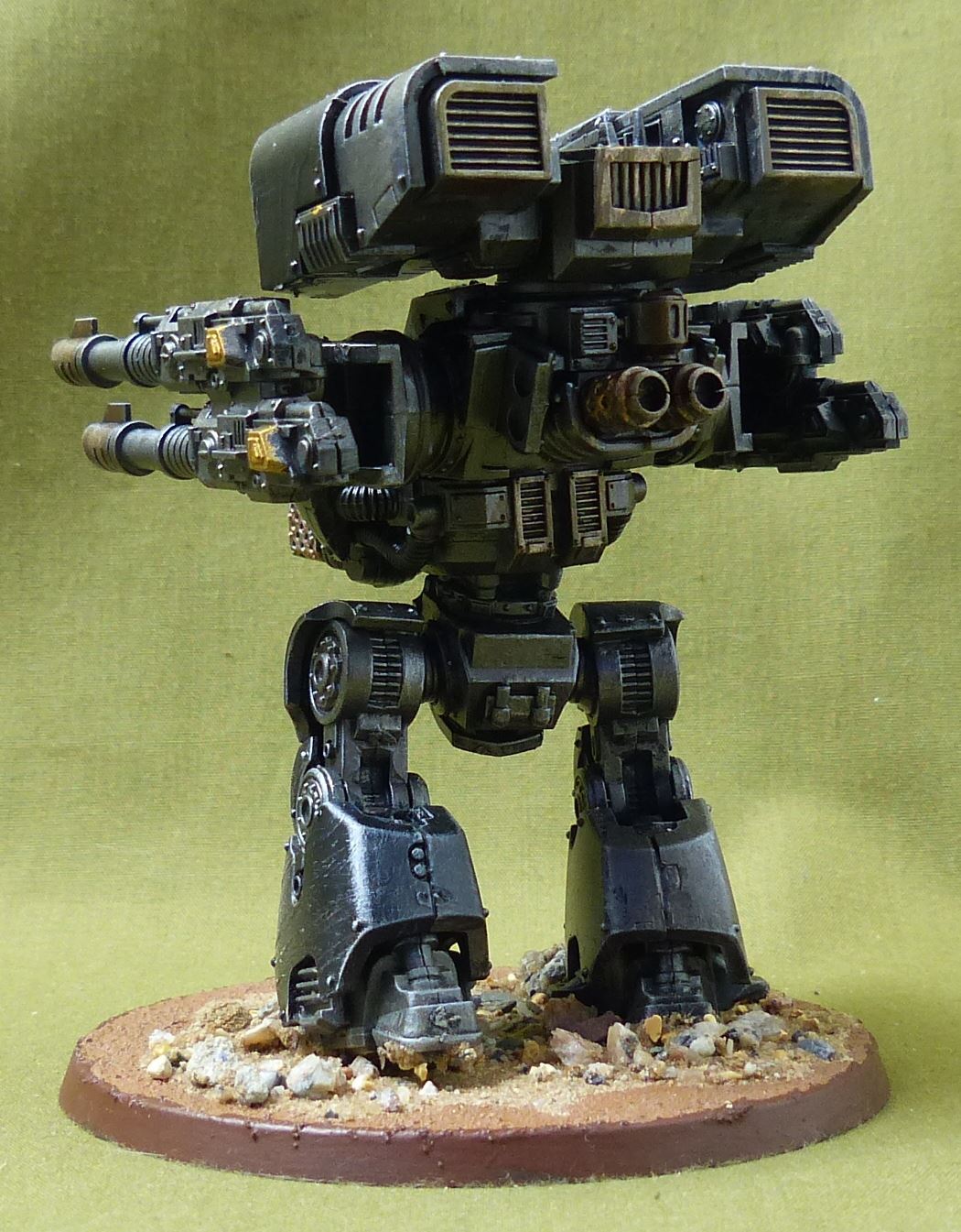 Deredeo Dreadnought: Anvilus Configuration painted - Iron Hands - Warhammer Horus Heresy #9H5