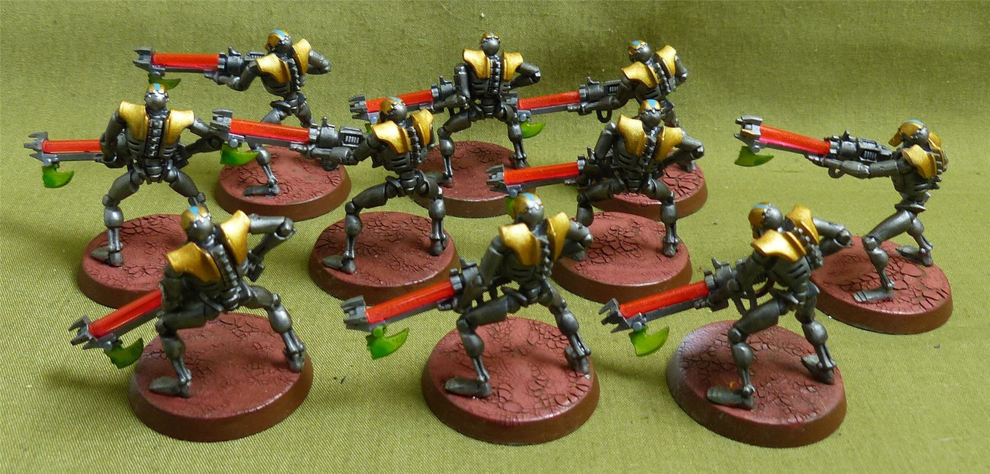Necron Warriors painted - Necrons - Warhammer 40K #2D1
