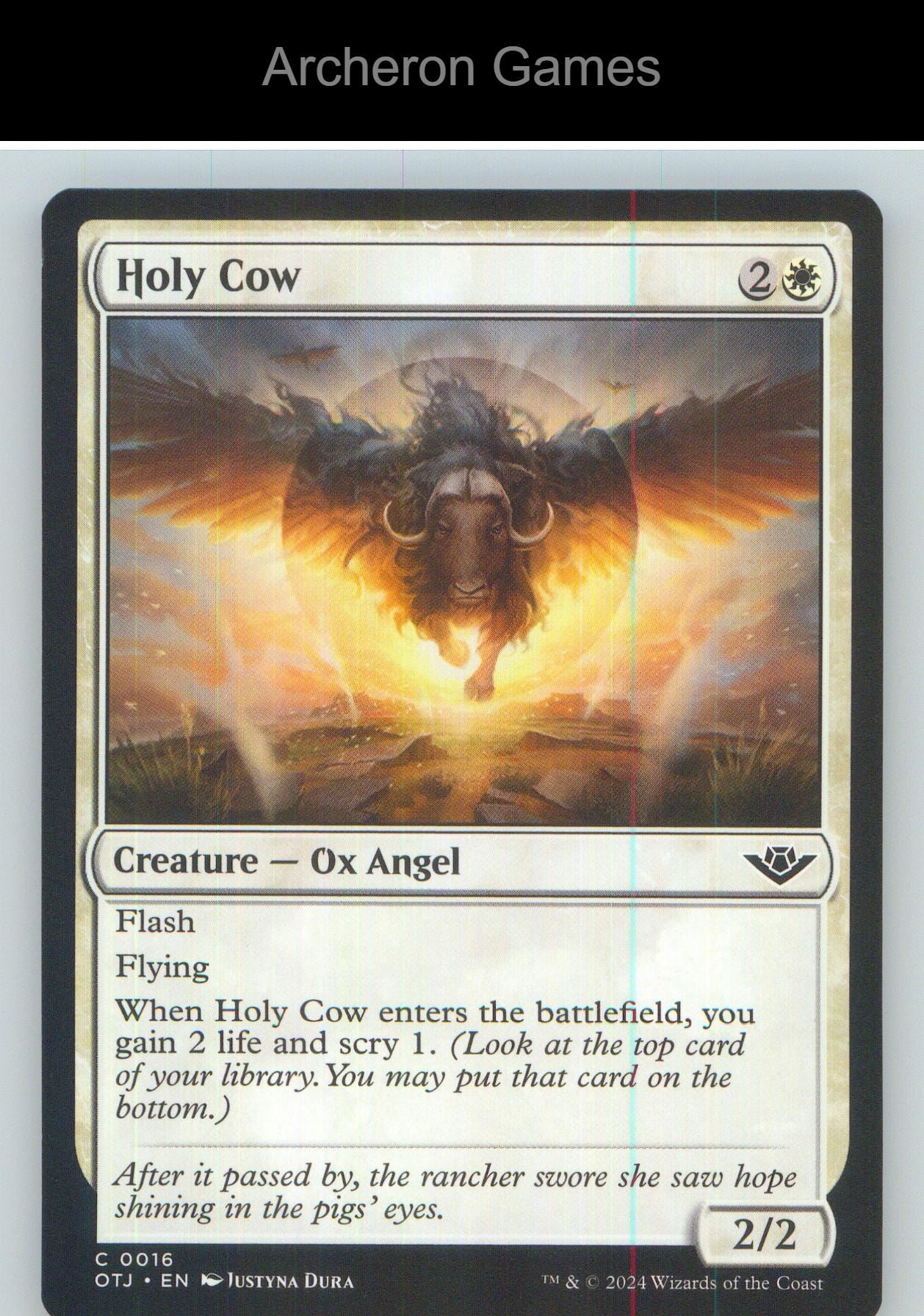 Holy Cow OTJ 16 C MTG Card NM/EX+