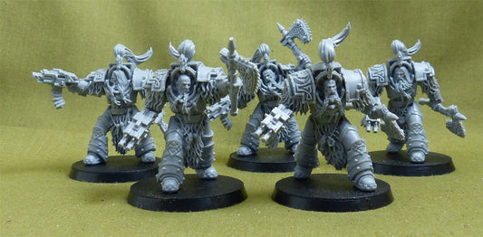 Varagyr Wolf Guard Terminators - Space Wolves - Warhammer HH #4Q8