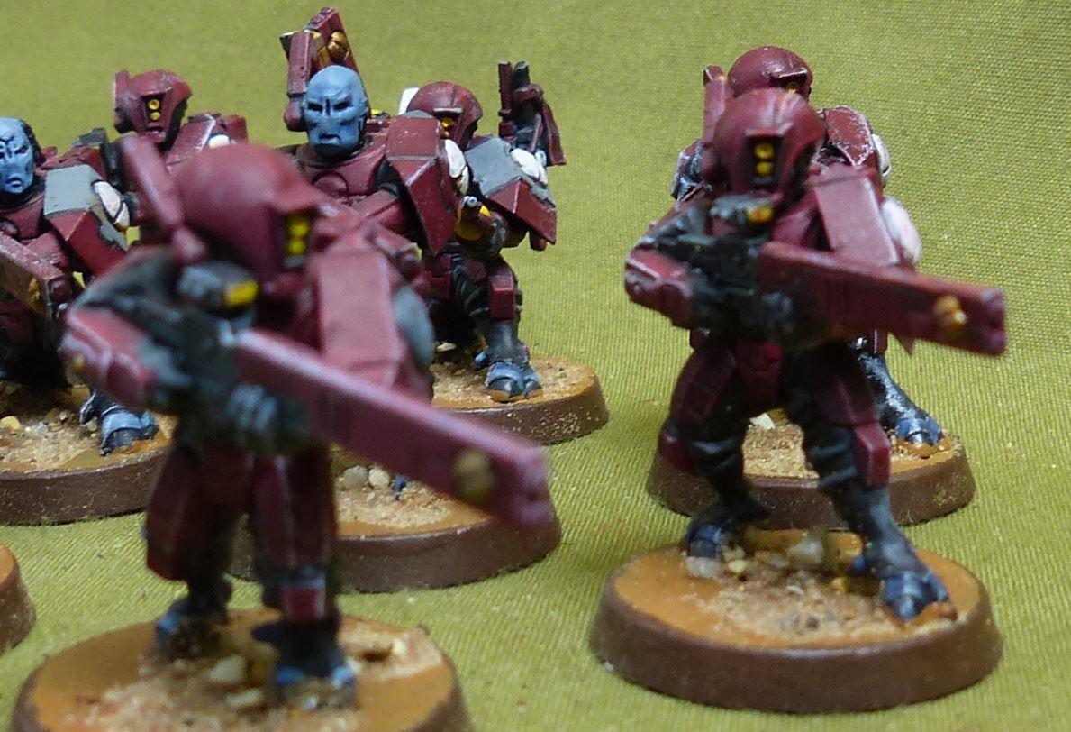 Fire Warriors Strike Team painted - Tau Empire - Warhammer 40K #41G