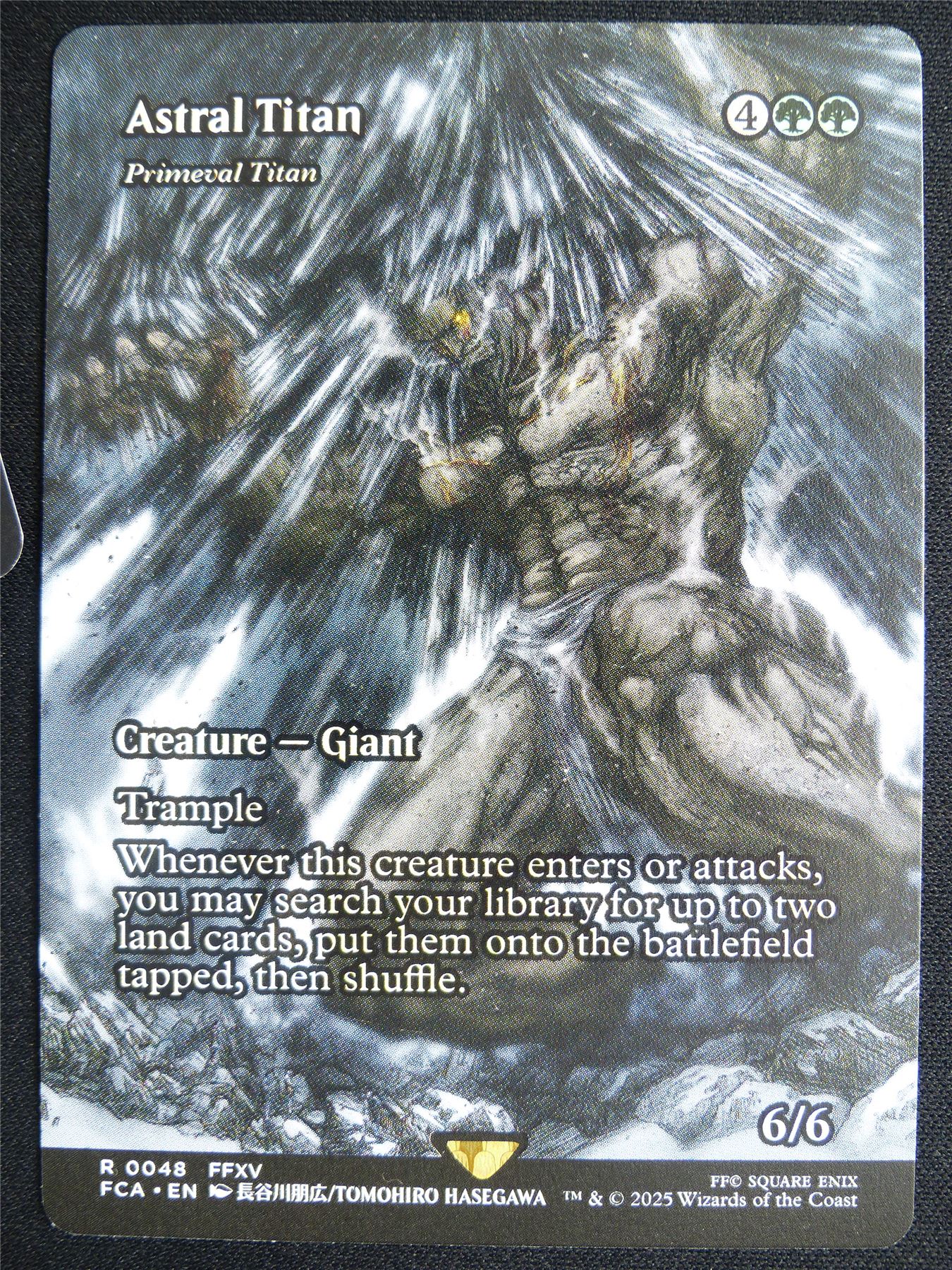 Astral Titan / Primeval Titan Borderless - FCA - Mtg Card #4JO