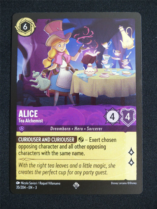 Alice Tea Alchemist 35/204 - Lorcana Card #5FT