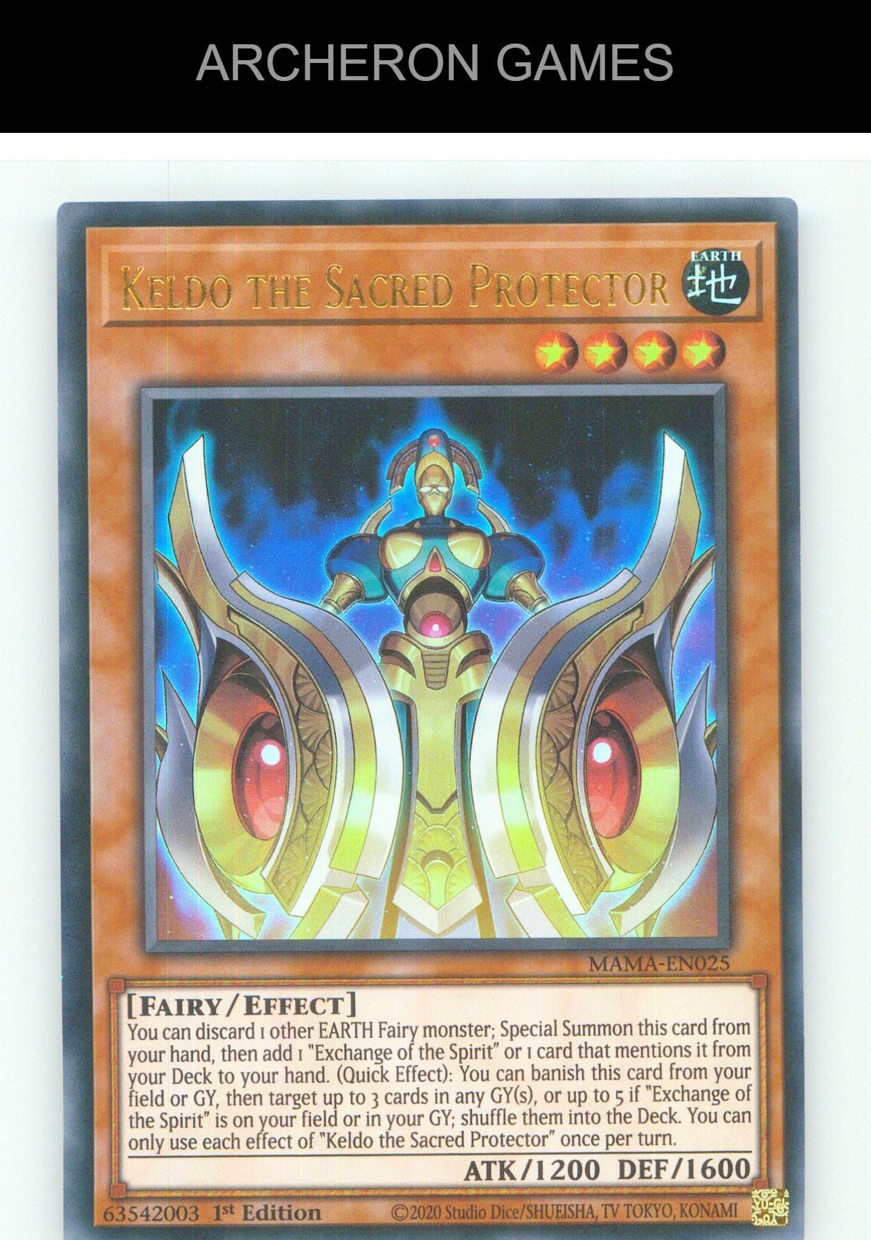 Keldo the Sacred Protector UR YUGIOH Card 1st Edition