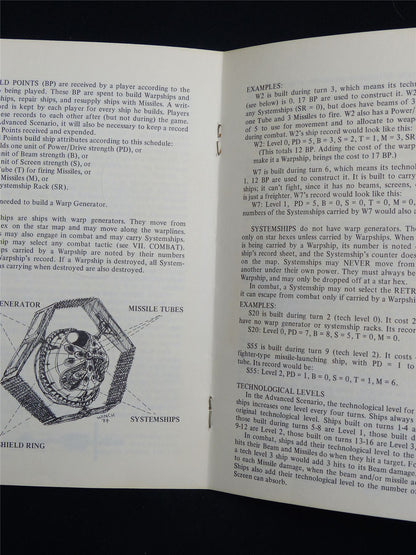 WarpWar Microgame 4 Booklet - Metagaming Rulebook Booklet #2VR