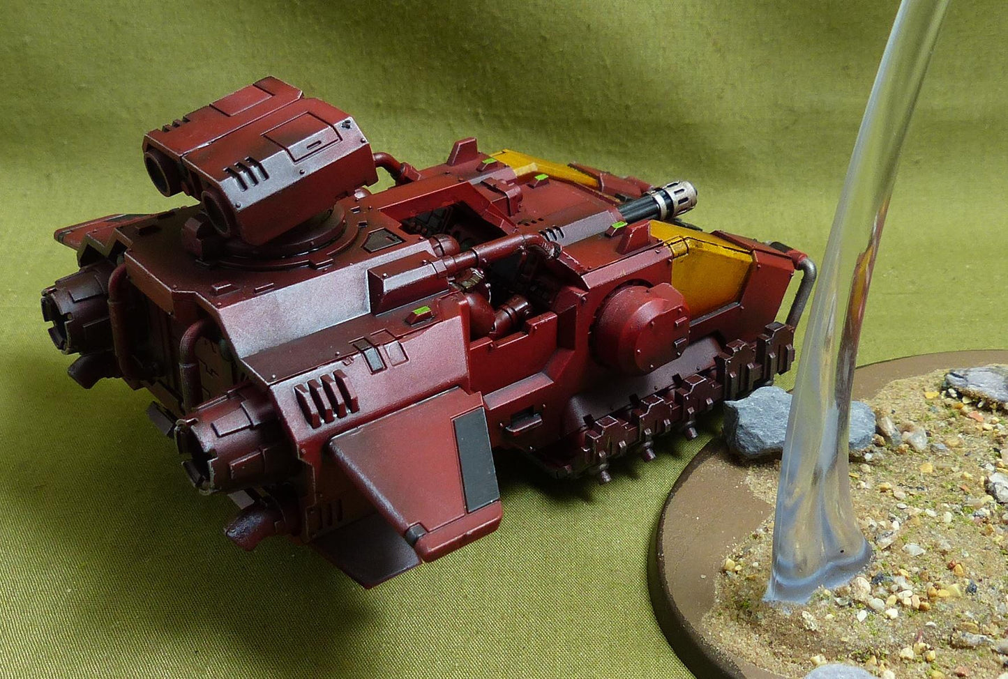 Storm Speeder Hailstrike painted - Blood Angels - Warhammer 40K #3YI