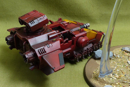 Storm Speeder Hailstrike painted - Blood Angels - Warhammer 40K #3YI