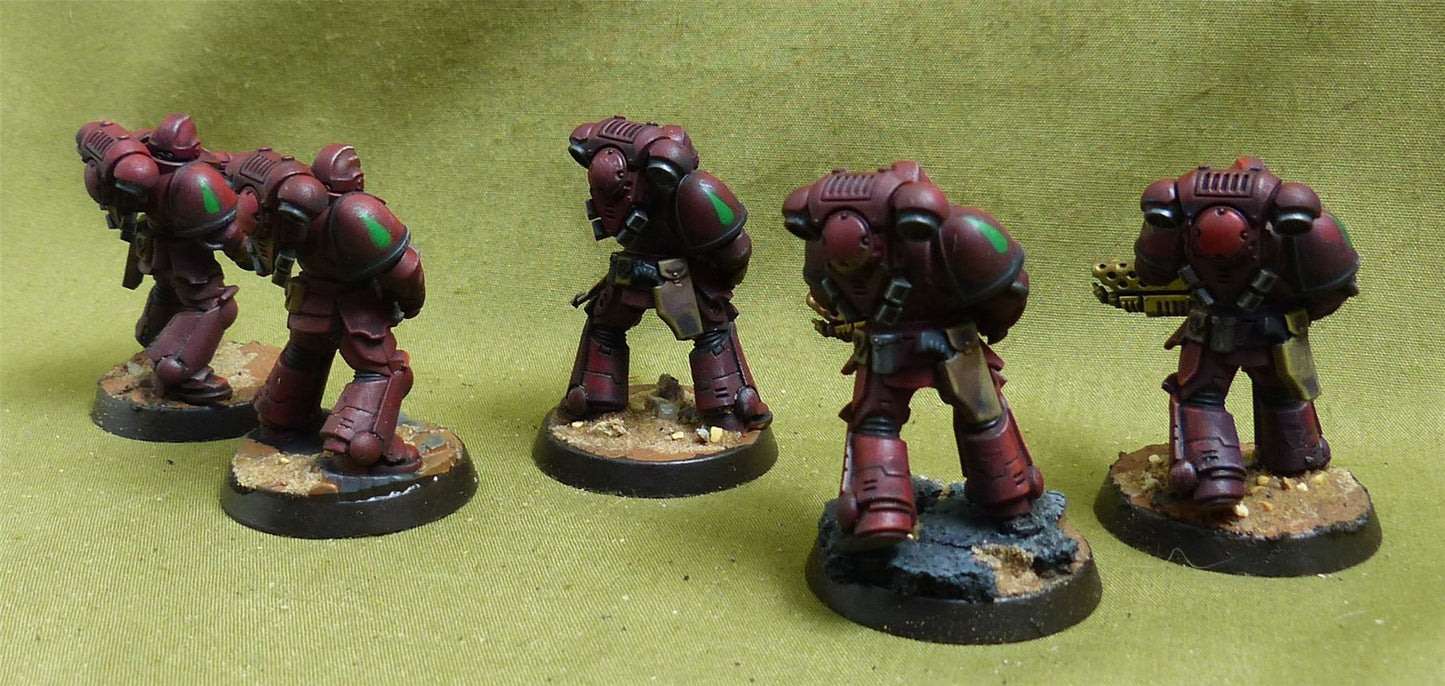 Infernus Squad set of 5 painted - Blood Angels - Warhammer 40K #5C7