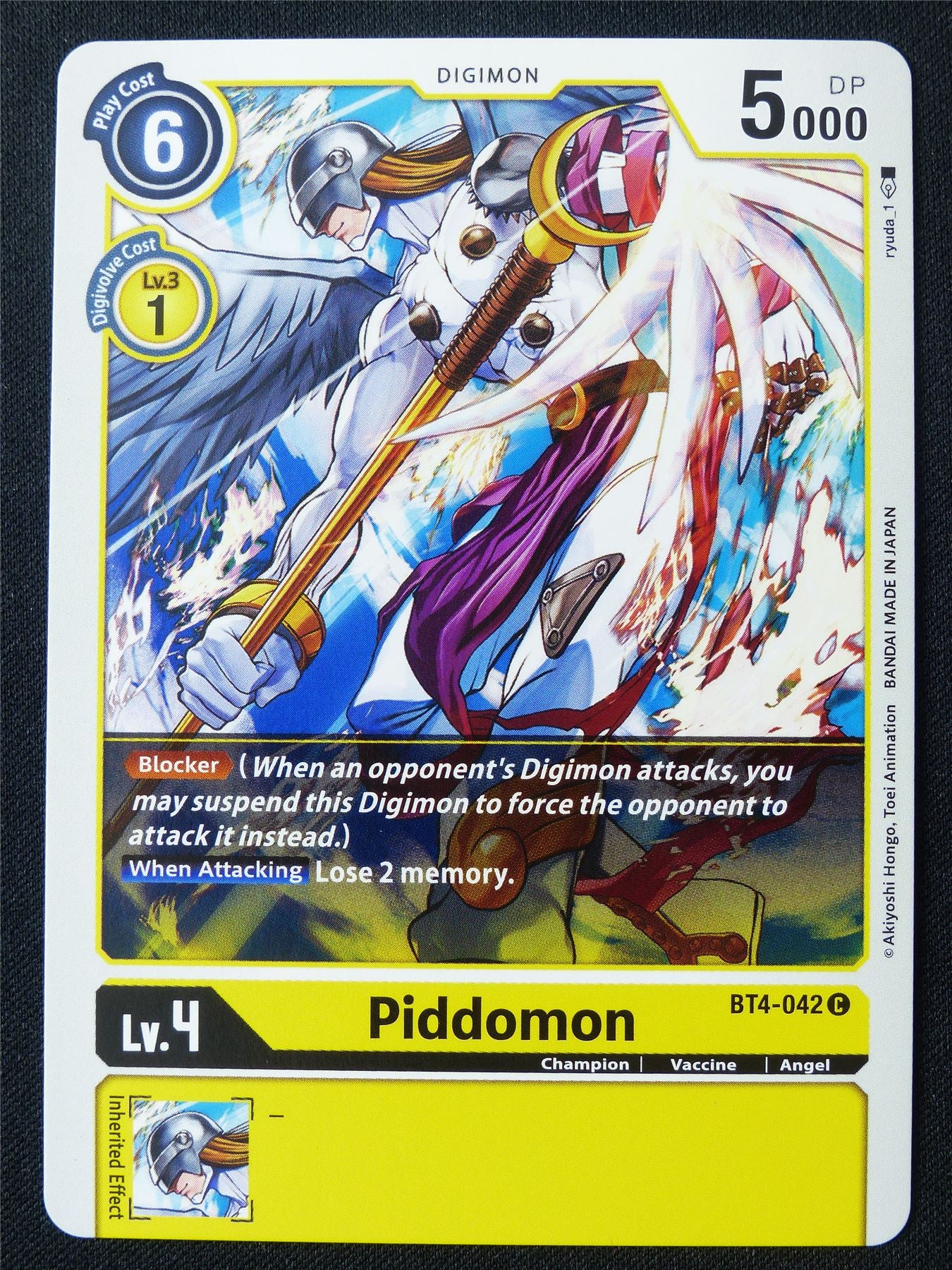 Piddomon BT4 -042 C - Digimon Card #17K