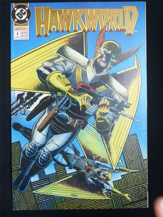HAWKWORLD #1 1990 - DC Comic #1C4