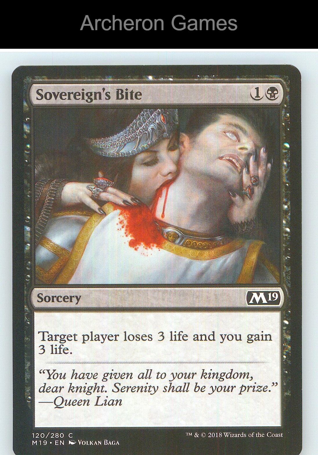 Sovereign's Bite M19 120 C MTG Card NM/EX+