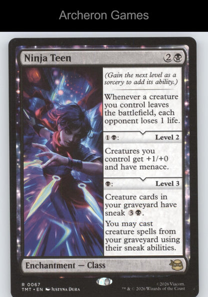 Ninja Teen TMT 0067 R MTG Card Teenage Mutant Ninja Turtles