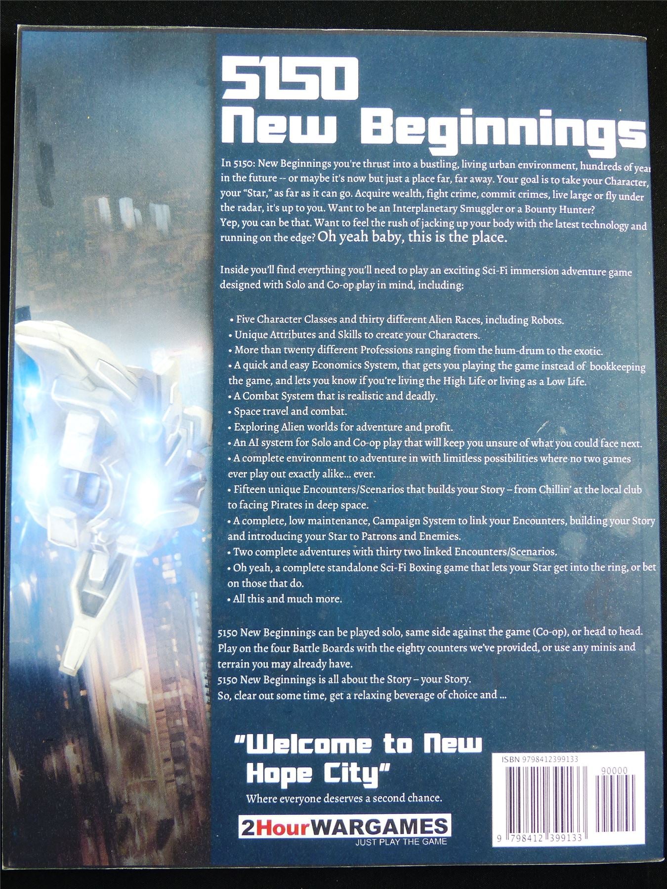 5150 New Beginnings - 2Hour Wargames Roleplay Softback #2UC