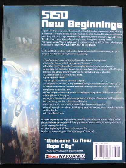 5150 New Beginnings - 2Hour Wargames Roleplay Softback #2UC