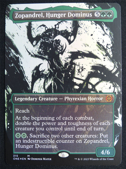 Zopandrel Hunger Dominus Borderless Foil - ONE - Mtg Card #4K0